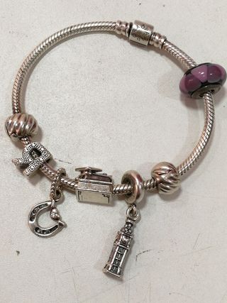 Pulsera Pandora con 7 Charm