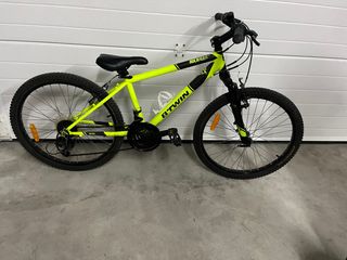 Bicicleta B'TWIN Rockrider 24 Neón