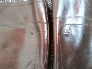 Stivali alti in pelle Nero Giardini marrone 37