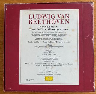 Beethoven Edition, Obras para Piano, 14 LP