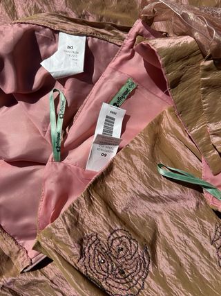 Alexpunt Vestito Due Pezzi Oro Tg 50