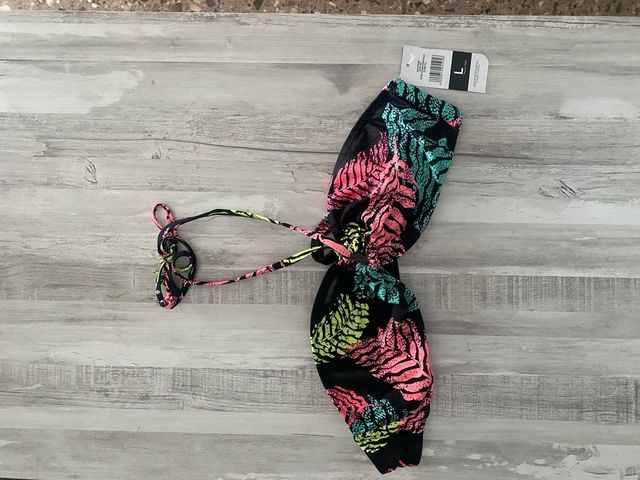 Bikini estampado tropical multicolor