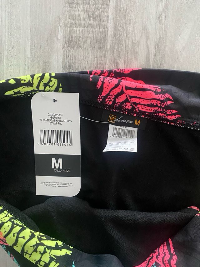 Bikini estampado tropical multicolor