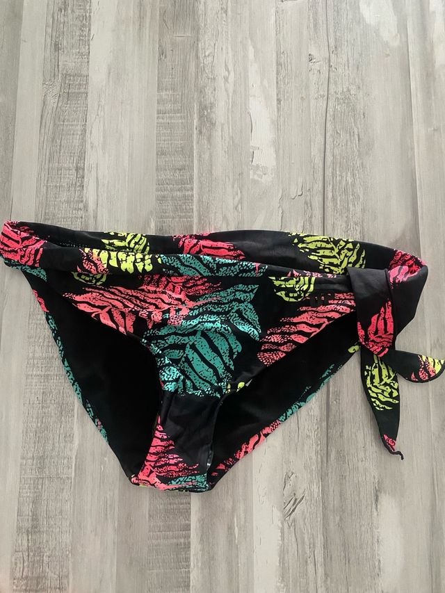 Bikini estampado tropical multicolor