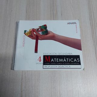 Matemáticas Opción B 4 ESO Propuesta Didáctica