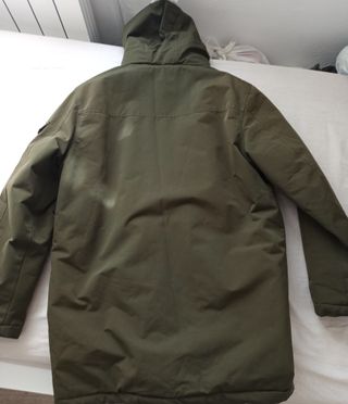 Parka Primark verde militar forro polar Talla M