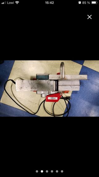 Garlopa de carpintero eléctrica