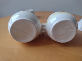 2 contenitori per olio in ceramica