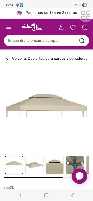 Lona para Gacebo 4x3