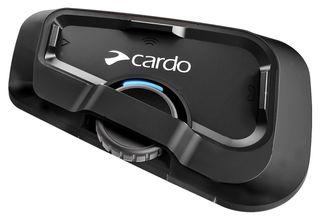 Casco HJC V10 Negro S + Intercom Cardo Freecom 2x