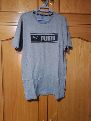 Camiseta Puma Gris Talla L