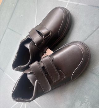 Zapato colegial niño negro