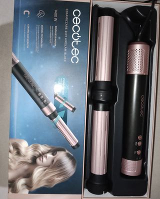 Rizador Cecotec Ceramicare 2in1 Airglam Black