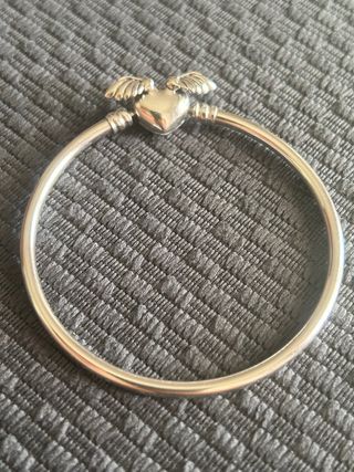 Pulsera Pandora Corazón Alado Plata