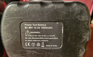2 Baterías Herramienta 14.4V Ni-MH 3000mAh