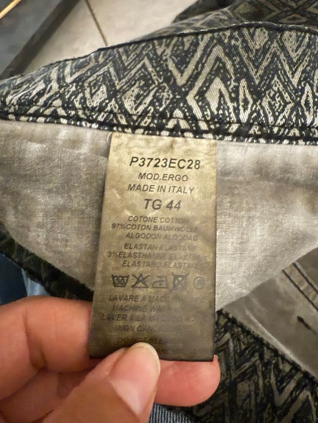 Pantaloni Imperial fantasia rombi