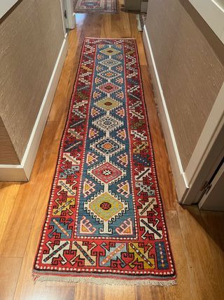 Alfombra turca de lana estilo Kilim