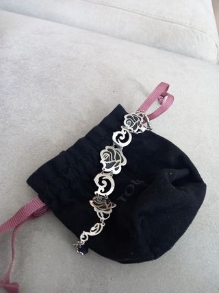 Pulsera Tous Onix Negra Acero Inoxidable