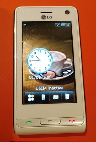 LG KU990i Viewty bianco + caricabatterie