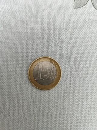 Moneda 1 Euro Búho 2002 Error Fábrica NEGOCIABLE