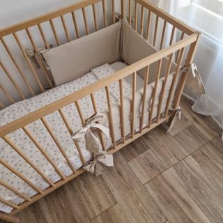 Cuna de madera bebé Ikea