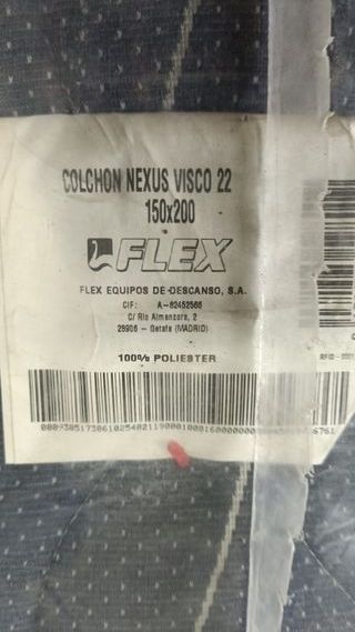 Colchón 135x200 150x200 Nexus Halia Nuevo Flex