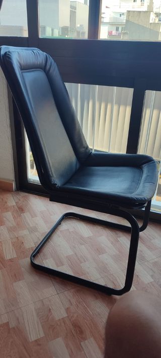 Silla de comedor/escritorio negra