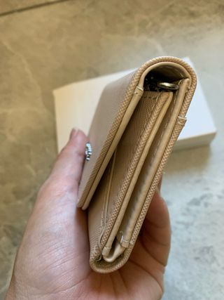 Portafoglio donna Rifle rosa antico/ beige chiaro