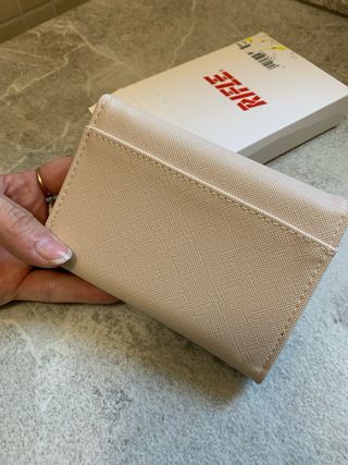 Portafoglio donna Rifle rosa antico/ beige chiaro