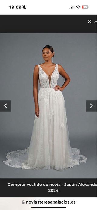 Vestido de Novia Justin Alexander