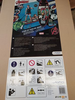 Tabla de Paddle Surf Inflable Marvel Avengers