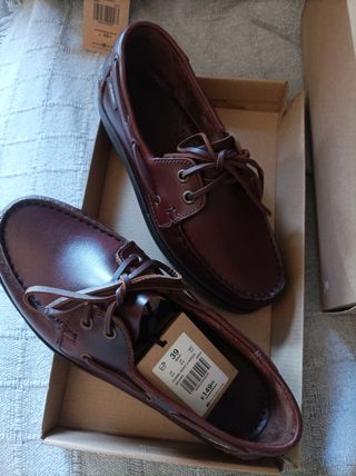 Zapatos náuticos Scalpers marrones talla 39