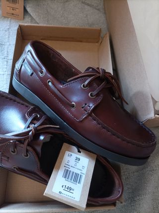 Zapatos náuticos Scalpers marrones talla 39