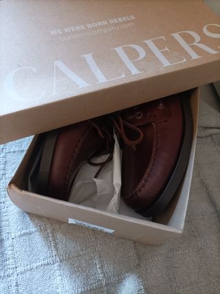 Zapatos náuticos Scalpers marrones talla 39