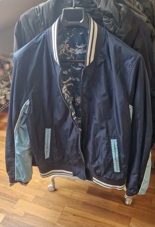 Chaqueta Bomber reversible
