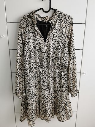 Vestido Mango Estampado Talla M