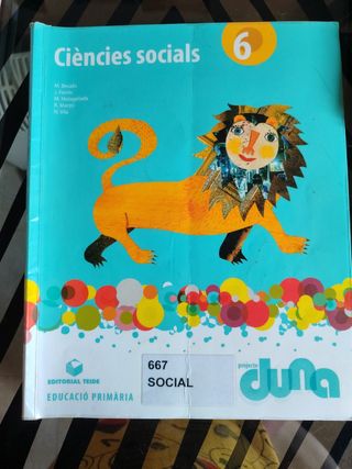 Ciències socials 6 (llibre) - Projecte Duna