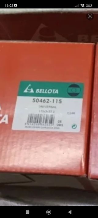 Disco Bellota Universal Corte Piedra