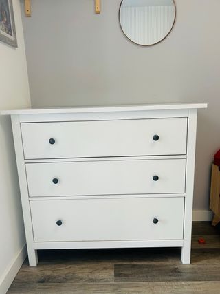 Cómoda Ikea Hemnes 3 cajones Blanca