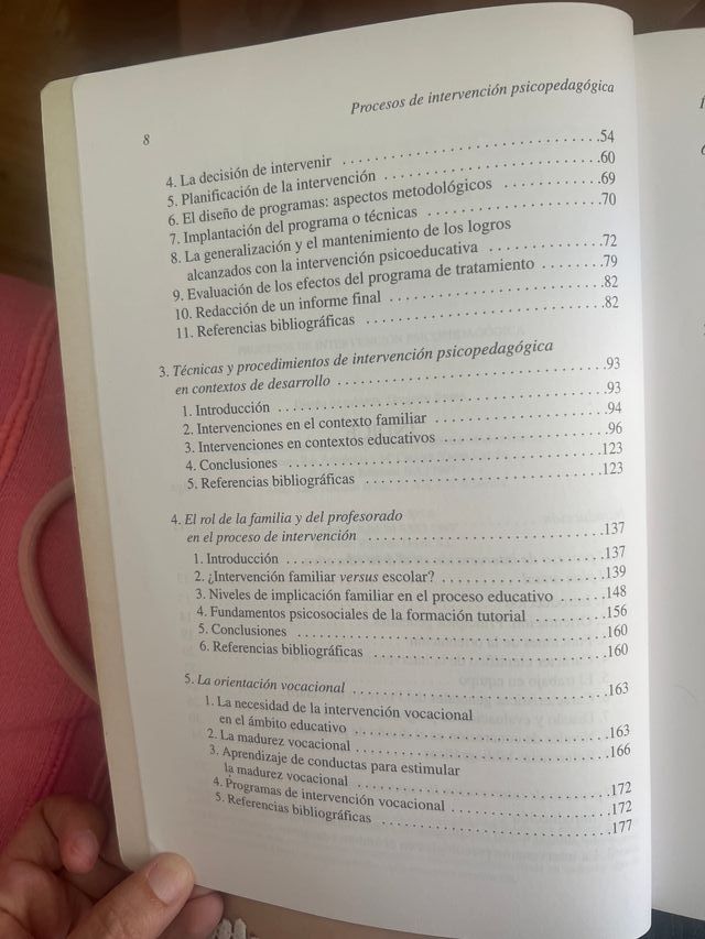 Procesos de intervención psicopedagógica
