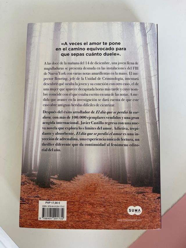 El día que se perdió el amor - Javier Castillo