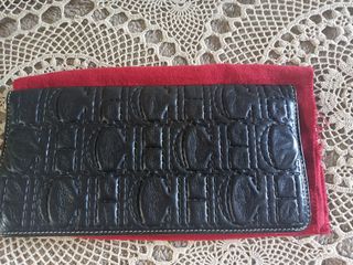 Cartera Carolina Herrera Piel Negra 32cm