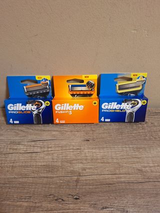Recambios Gillette Proglide, Fusion5, Proshield