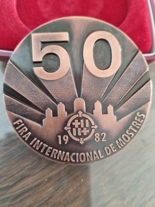 Medalla Fira Internacional de Mostres Barcelona 50