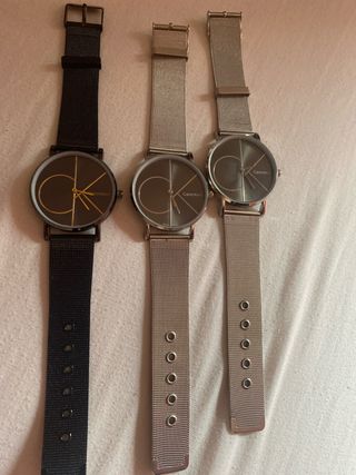 3 Relojes Calvin Klein