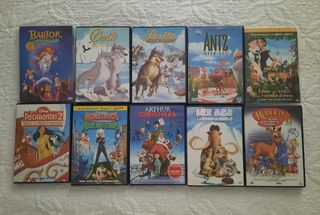 10 Películas Infantiles DVD (Español)