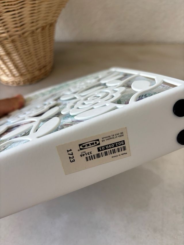 Servilletero Metálico Blanco Ikea