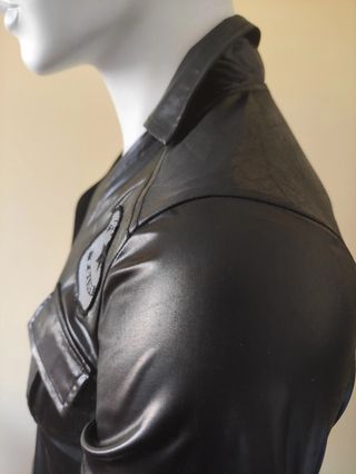 Camicia Polizia PVC Nero Lucido Leather