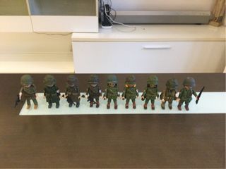 Playmobil Soldados 2ª Guerra Mundial 9€ unidad