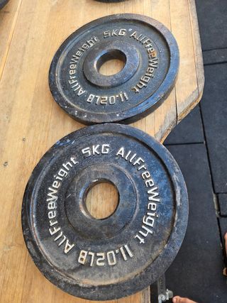 Discos de Pesas Hierro AFW All Free Weight 